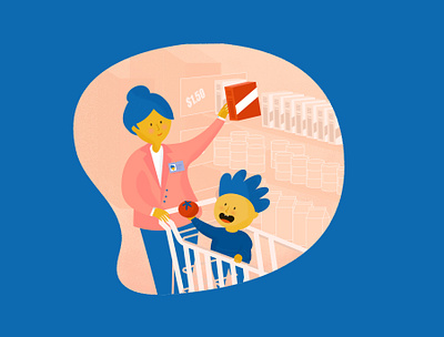 6 P.M character design children illustration illustration