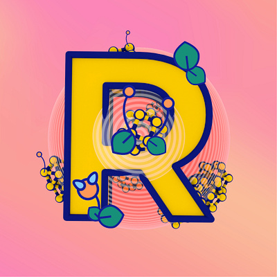 R for 36 Days of Type 2d 36days 36daysoftype 3d aftereffects bellapark branding c4d cinema4d concept design gradient graphic illustration lettering motiongraphic type