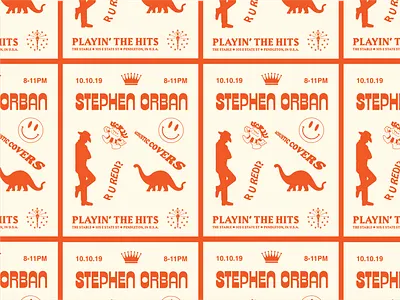 The Stable flyer flyer design mono music one color