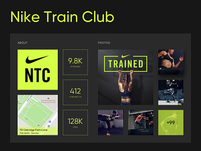 Day 029 Club Profile about attend checkin club like location nike photo profile train