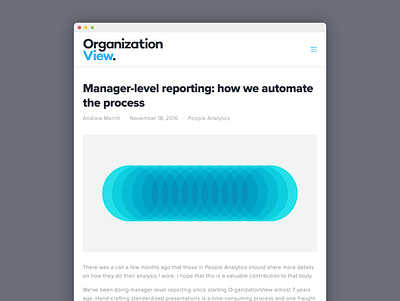 OrganizationView blog design abstract automation blog blog design data analytics design graphic graphic design hr squarespace swiss design swiss style type typography ui ui design vector web web design website