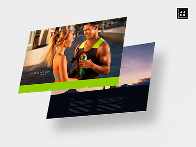 Fitness Presentation adobe xd design ui ux