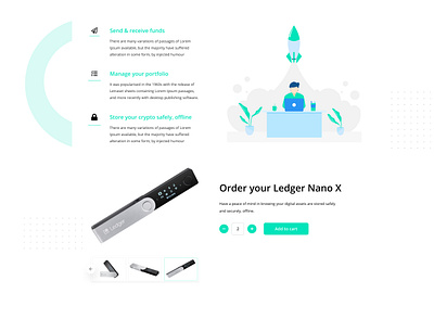 Ledger - Refresh (Middle) clean concept design flat green landingpage ui vector web webdesign