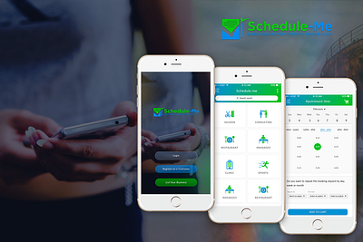 Service Booking App Development - Schedule Me app app design app developer appdevelopers appdevelopment apps booking app mobile app mobileapp mobileappdevelopment ui ux