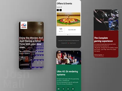 Josh Mall - Shopping Mall branding design web website design