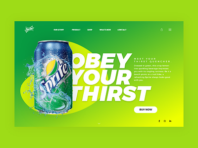 Sprite Landing Page