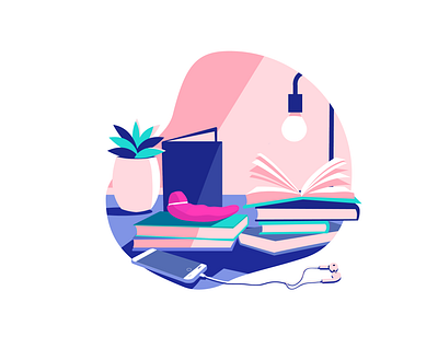 Study Time illustration vector