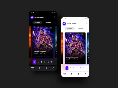 Movie Tickets App dark mode design iphone minimal mobile movie srilanka ticket booking ui