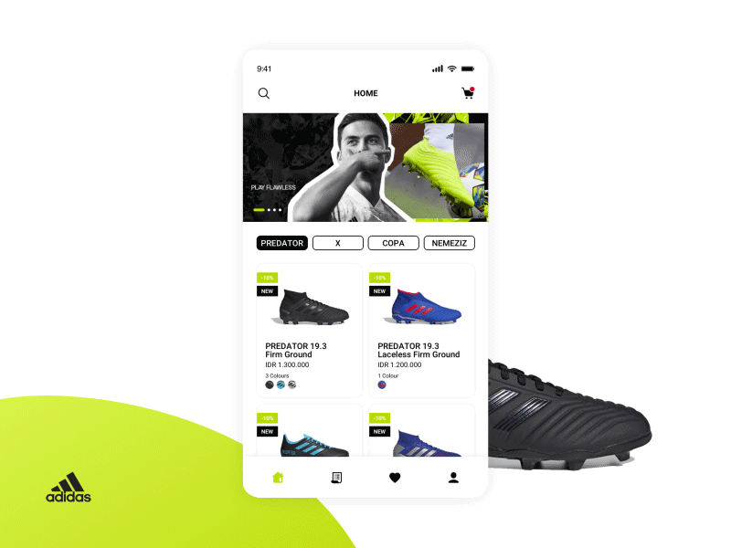 Add to Cart adidas appdesign interactiondesign prototype ui uidesign uiux