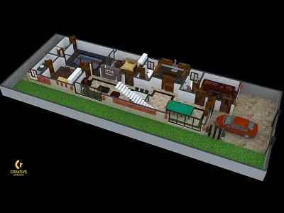 Mr. Shakir's House color design exterior design interior interior design modeling rendering residential