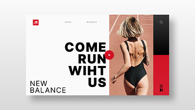 New balance ui ux web