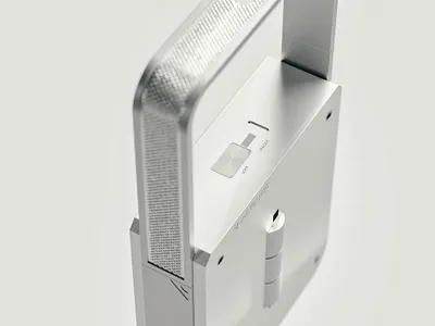 Smartlock 3d 3d art blender cycles device graphic design minimal product design