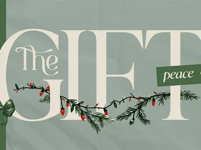 Christmas Sermon Series christian christmas church design graphic design typography