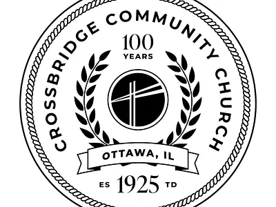 Memorial Coin Graphic Design church coin design graphic design logo round typography