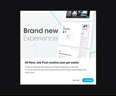 Release announcement ui visual