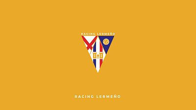 RACING LERMEÑO FOOTBALL TEAM branding brochure design football football club graphic graphicdesign illustration logo soccer vector