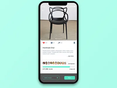#032 Crowdfunding Campaign | Daily UI daily ui