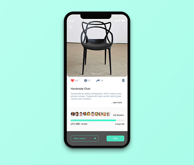#032 Crowdfunding Campaign | Daily UI daily ui