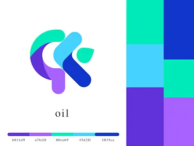 Petrol station logo logo