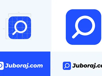 Juboraj.com-logo and icon Redesign brand identity design illustration logo new logo