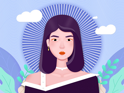 Be your own God-Self-portrait illustration