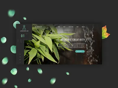 Landscape Lab - Web Presentation branding design graphic design identity illustration illustrator type typography ui web webdesign