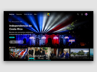 TV app [tv news] app daily ui dailyui news tv app ui uidesign ux ux design