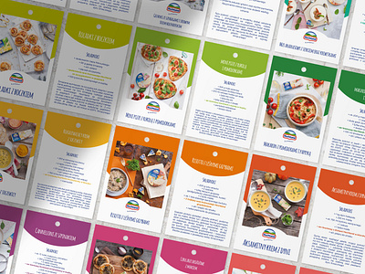 Hochland recipe flyers cleandesign flyer flyer design flyers hochland recipe recipe flyer