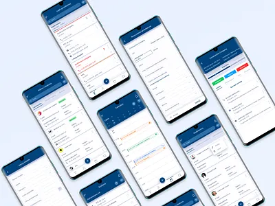 Kamaz - Mobile App crm crm software mobile app mobile app design mobile app development mobile design mobile ui office sales