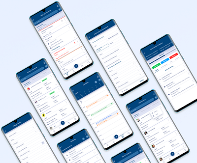 Kamaz - Mobile App crm crm software mobile app mobile app design mobile app development mobile design mobile ui office sales
