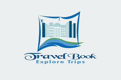 Travel Book banner business clean design design illustraion illustration illustrator logodesign typography vector