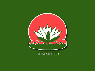 DHAKA CITY animation design flat graphics design icon illustration illustrator logo typography vector