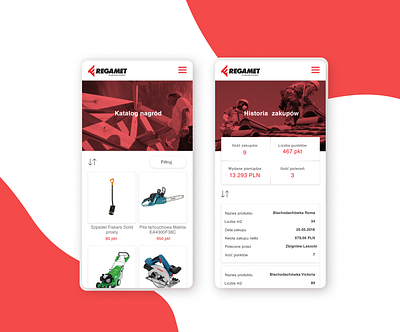 Regamet Mobile Application loyalty loyalty card loyalty program mobile app mobile app design mobile application mobile design rooftops