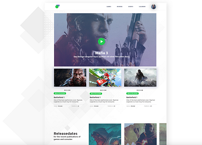 Games Website games landingpage website
