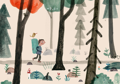 der rat bild temp wald forest illustration illustrations outdoor wald wood