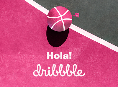 Hello Dribbble debut design firstdesign firstshot hellodribbble typography