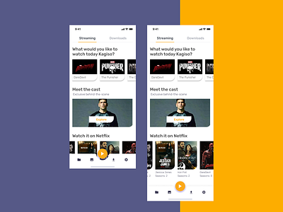 Marvel Streaming App - Concept concept desktop app interface product design streaming app ui uidesign ux uxdesign