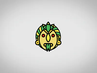 The Mask | Logo concept art aztec aztecs branding colorful creative design icon illustration inca logo maya mesoamerica minimal