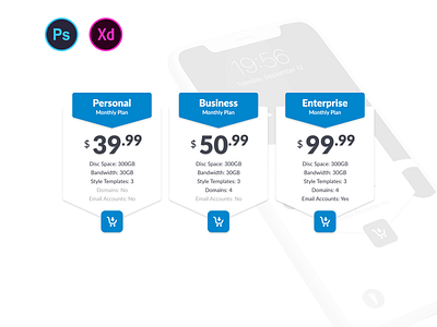 Mini Pricing Tables black clean creative design elegant photoshop price price table ui web price tables