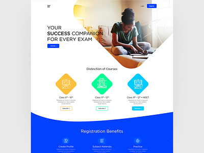 Landing page design education education website header design header page home home page design home screen homepage design landing landing page design landingpage ui uidesign uiux ux uxdesign web website website design