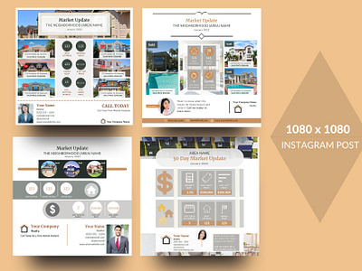 Market Update Flyer Templates by Troy Epps on Dribbble