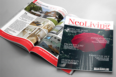 NeoLiving | Real Estate and Lifestyle Magazine concept design editorial editorial design estate agent indesign layout lifestyle magazine magazine design real estate