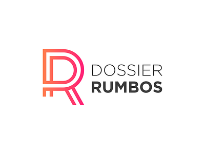 Dossier Rumbos Logo brand branding business design dossier logo logotype