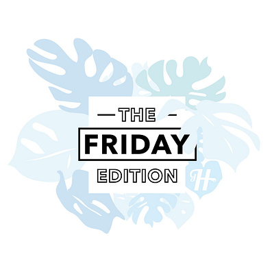 friday edition plants illustration illustrator logo vector