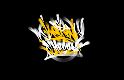 yellow images brushpen calligraphy fat cap graffiti lettering logo logotype procreate spray tagging type typography каллиграфия леттеринг