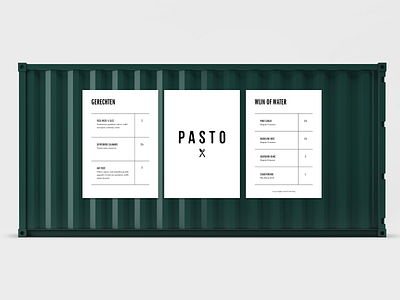 Menu signing food festival bar container food food and drink graphic design italian food menu menu design sea container