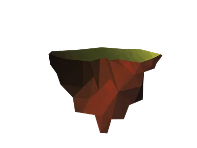 Low Poly Island illustraion lowpoly vector