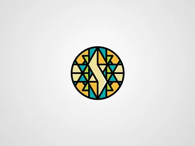 Mosaic Simplified abstract art branding colorful colors creative design graphic icon illustration logo mosaic unique weird