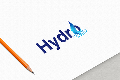 hydrologo branding concept logo vector