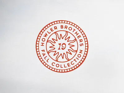 Howler Brothers Fall '19 2019 austin badge design fall graphic design howler bros howler brothers illustration logo sun texas typography